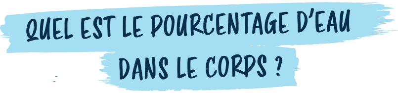 DANS LE CORPS ?,QUEL EST LE POURCENTAGE D’EA