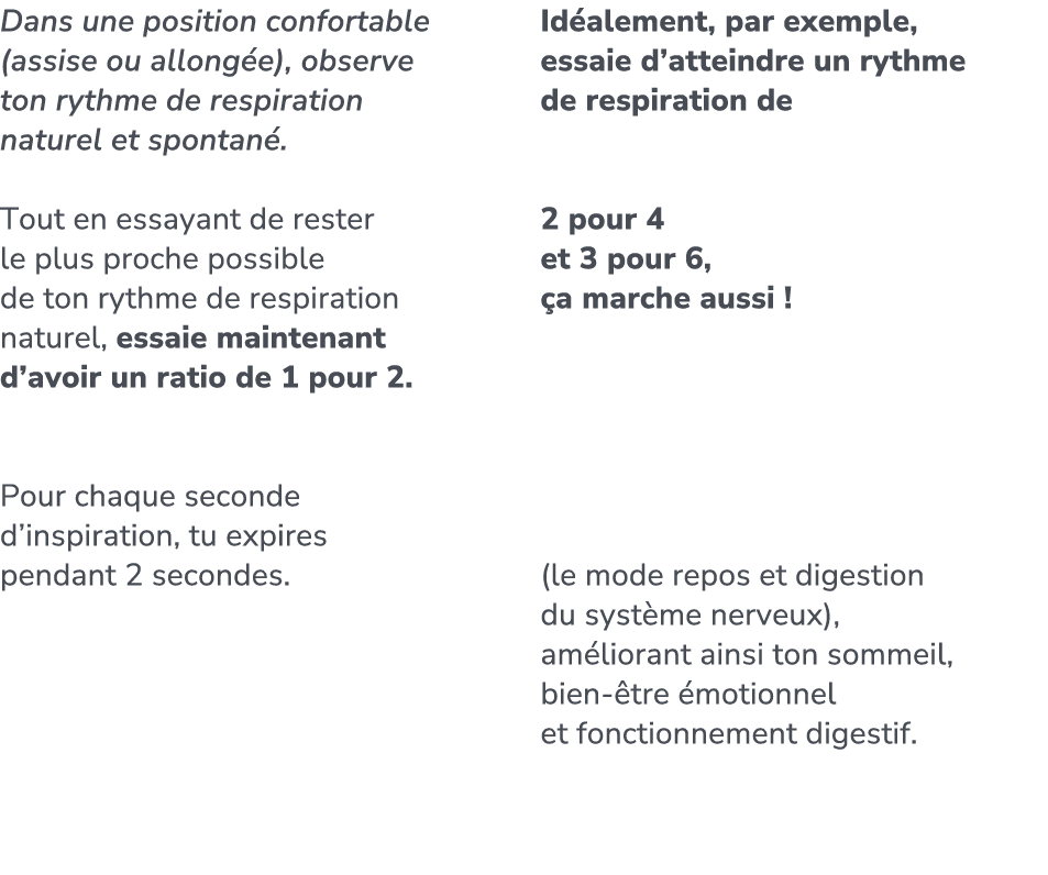 Dans une position confortable (assise ou allong e), observe ton rythme de respiration naturel et spontan . Tout en es...