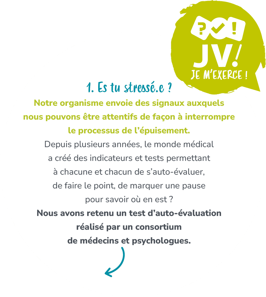 1. Es tu stress .e ? Notre organisme envoie des signaux auxquels nous pouvons tre attentifs de fa on   interrompre l...