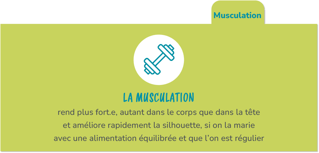 Musculation,la musculation rend plus fort.e, autant dans le corps que dans la t te et am liore rapidement la silhouet...