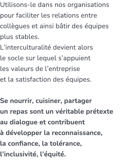 Utilisons le dans nos organisations pour faciliter les relations entre coll gues et ainsi b tir des quipes plus stab...
