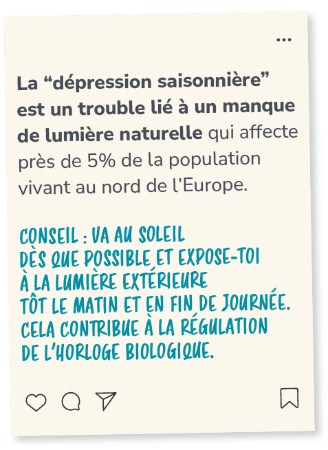 La “d pression saisonni re” est un trouble li   un manque de lumi re naturelle qui affecte pr s de 5% de la populati...