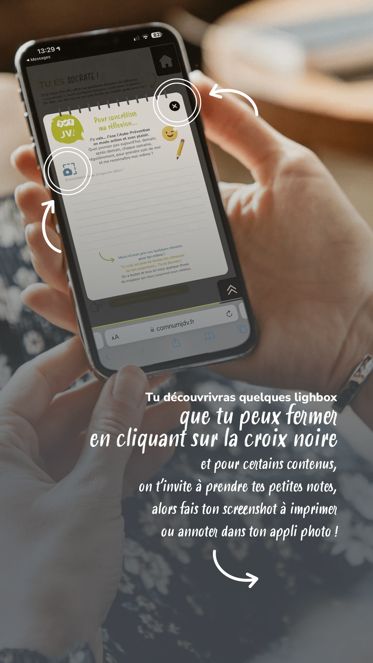 Tu d couvrivras quelques lighbox que tu peux fermer en cliquant sur la croix noire et pour certains contenus, on t’in...