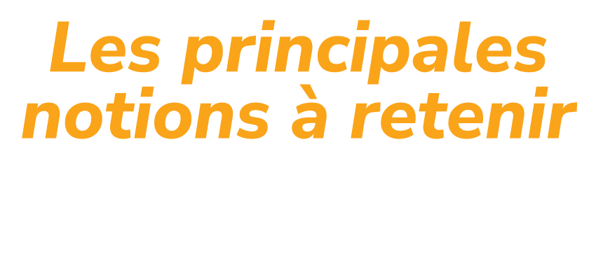 Les principales notions  retenir et   retrouver dans la premi re mi temps sur jobdevie.fr 
