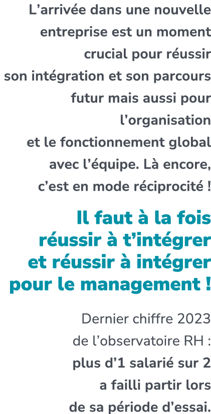 L’arriv e dans une nouvelle entreprise est un moment crucial pour r ussir son int gration et son parcours futur mais ...