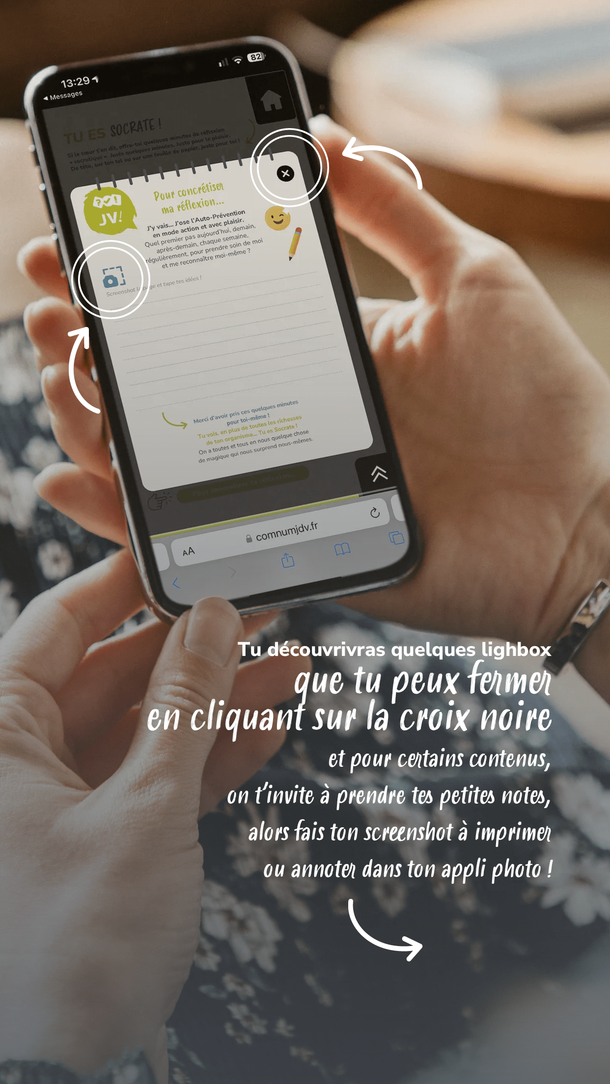 Tu d couvrivras quelques lighbox que tu peux fermer en cliquant sur la croix noire et pour certains contenus, on t’in...