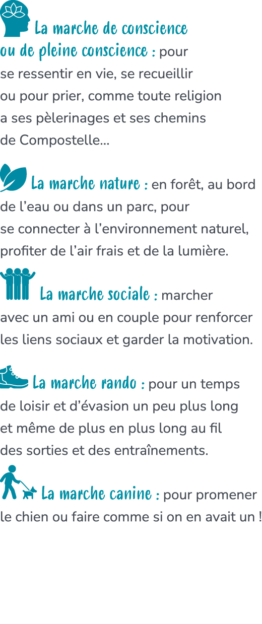 ￼ La marche de conscience ou de pleine conscience : pour se ressentir en vie, se recueillir ou pour prier, comme tout...