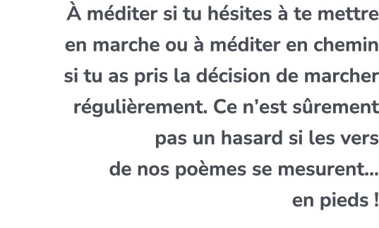  m diter si tu h sites   te mettre en marche ou   m diter en chemin si tu as pris la d cision de marcher r guli reme...