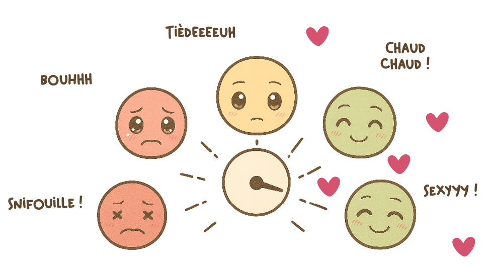 Ti deeeeuh ,bouhhh ,Snifouille !,Sexyyy !,Chaud chaud 