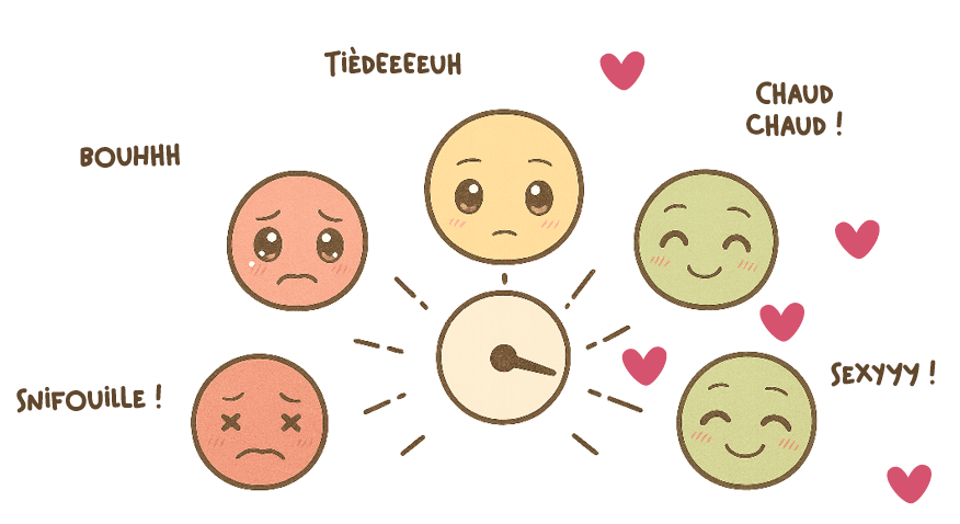 Ti deeeeuh ,bouhhh ,Snifouille !,Sexyyy !,Chaud chaud 