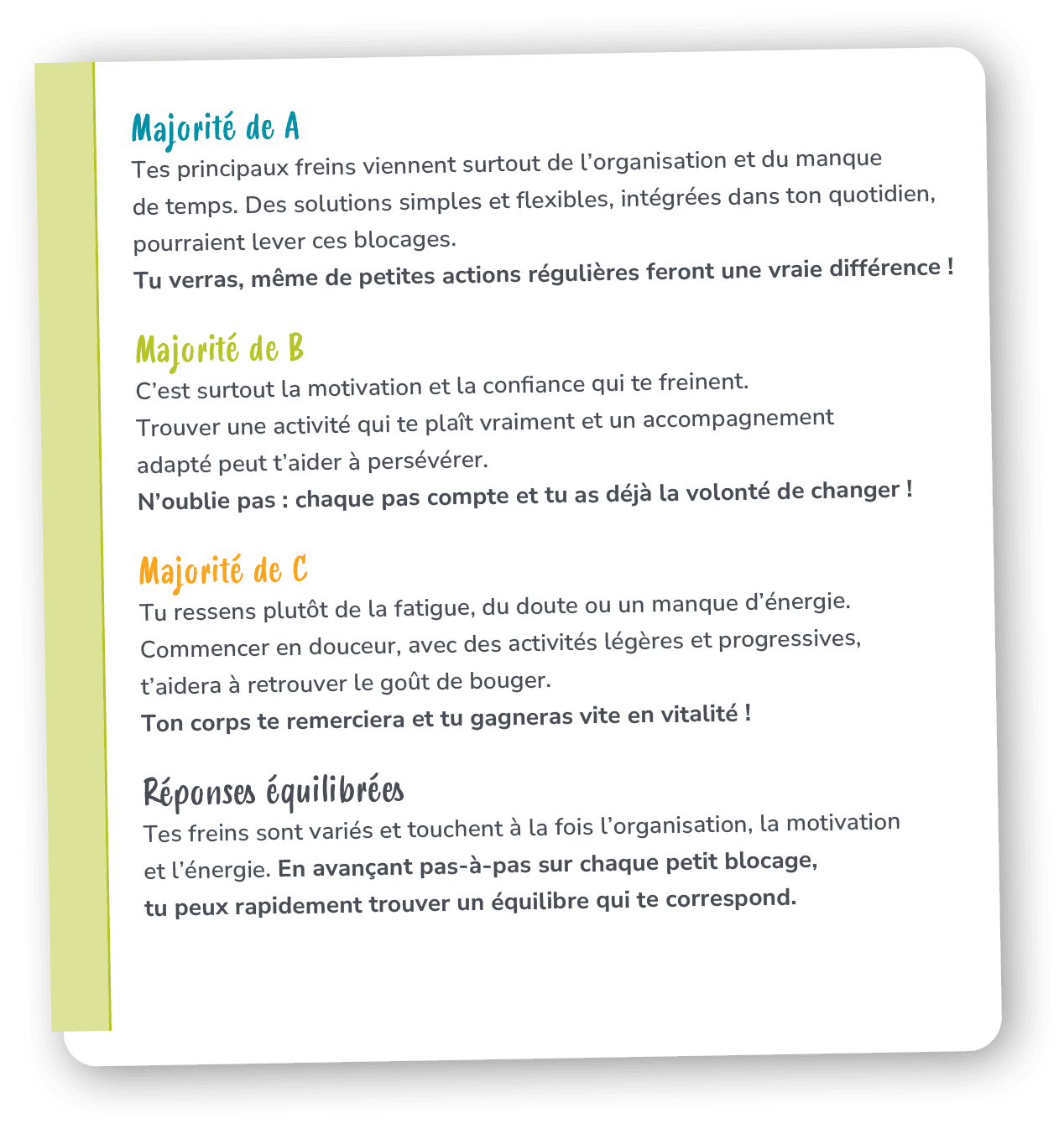 Majorit de A Tes principaux freins viennent surtout de l’organisation et du manque de temps. Des solutions simples e...