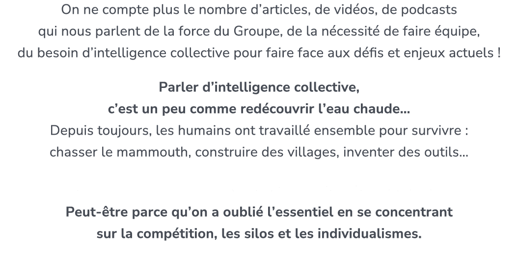 On ne compte plus le nombre d’articles, de vid os, de podcasts qui nous parlent de la force du Groupe, de la n cessit...