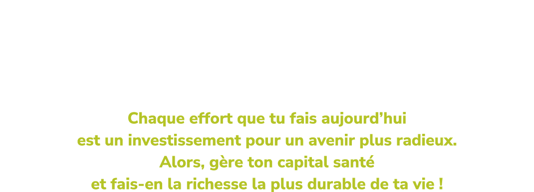 Faire fructifier ton capital sant et bien  tre sont les fondations de ta qualit  de vie. En les consid rant comme un...