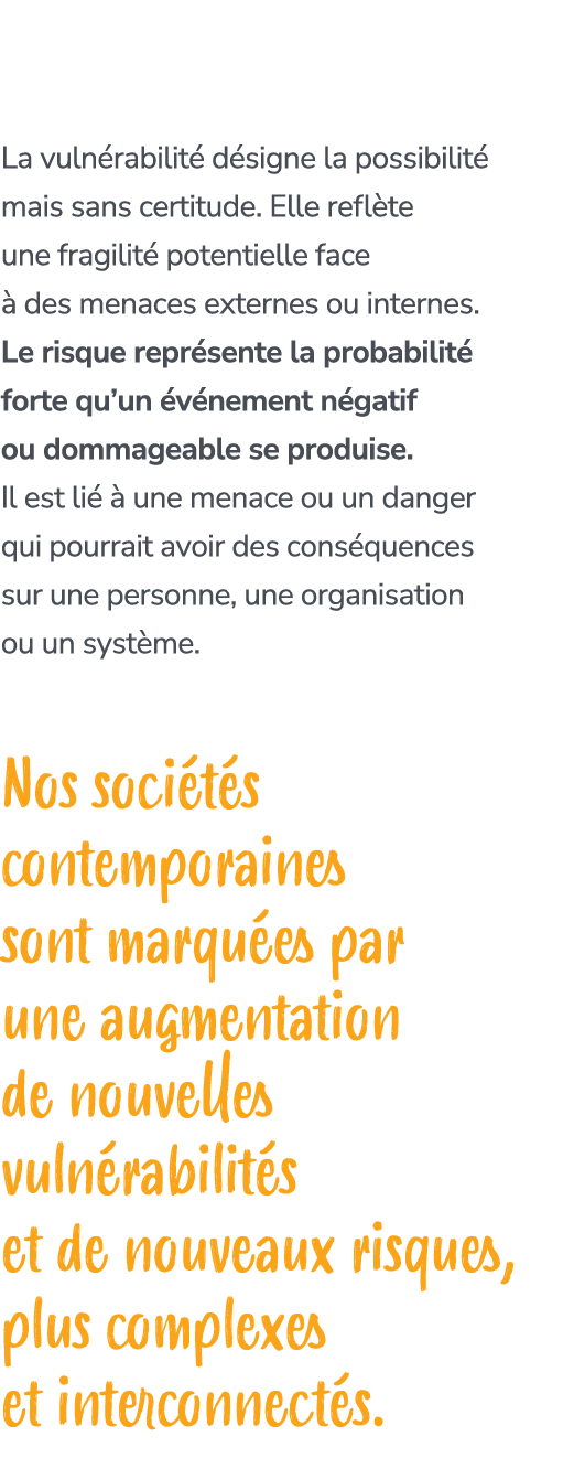 Quelle est la diff rence entre risque et vuln rabilit ? La vuln rabilit  d signe la possibilit  mais sans certitude....